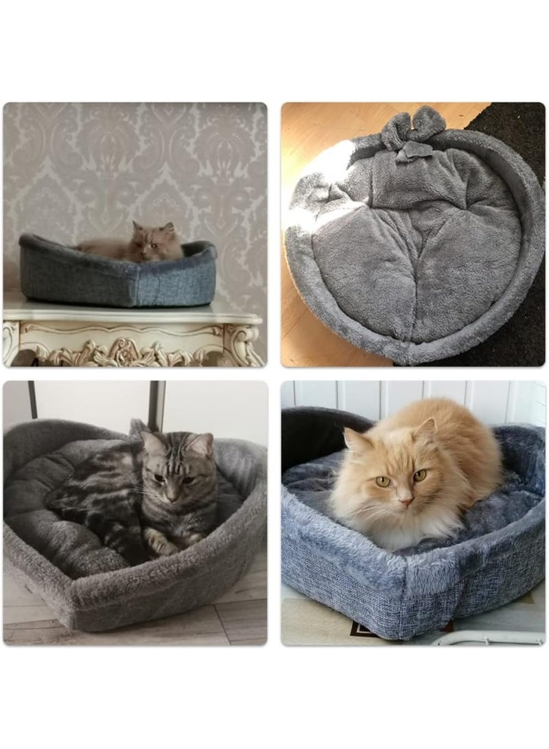 Bukela Pet Bed Orthopedic Sofa Ultra Comfortable Nonskid, Non-Slip Resistant Bottom Washable Calming Pet Mattress Couch Bedding for Cat Medium Small Dog Puppy Kitten - Image 5